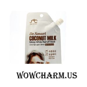 Dr. Smart / Маска Glossy White Peel-off Mask Coconut milk