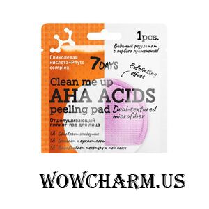 7 Days / Отшелушивающий пилинг - пэд для лица Aha Acids