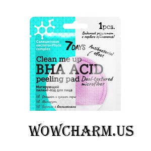7 Days / Пилинг-пэд BHA ACID Матирующий пилинг - пэд для лица 5г