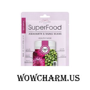 Institute Estelare / Тканевая маска для лица SuperFood Amaranth & Mung Beans Healthy Mask