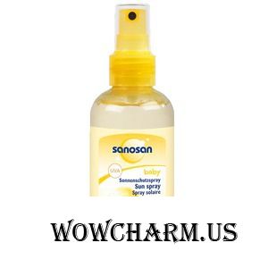 Sanosan / Солнцезащитный спрей baby spray solaire