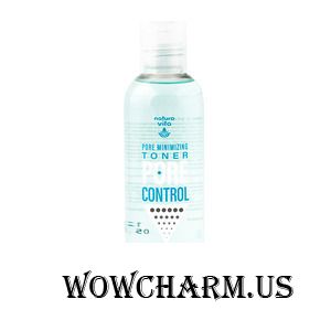 Natura Vita / Сужающий поры тоник для лица Pore Control с углем