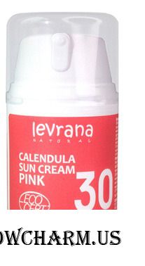 Levrana / Солнцезащитный крем для лица и тела «Календула 30SPF PINK