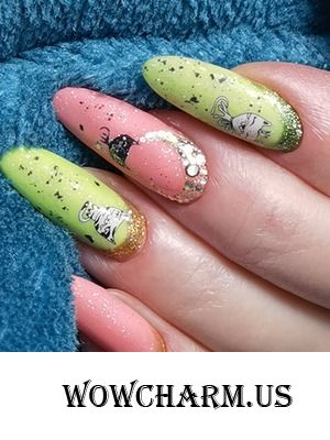 "Три кота" Огненный Бренд ArtMix Nail