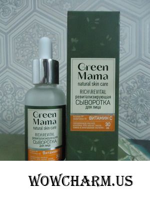 Сыворотка бренда Green Mama, возрождающая кожу