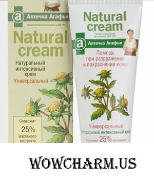 "Рецепты бабушки Агафьи" / Аптечка Агафьи Крем "Natural Cream" универсальный череда