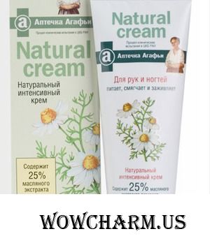"Рецепты бабушки Агафьи" / Аптечка Агафьи Крем для рук и ногтей "Natural Cream" ромашка