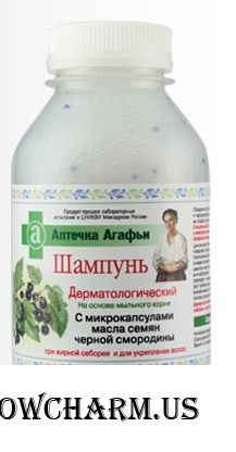 "Рецепты бабушки Агафьи" / Аптечка Агафьи Шампунь микрокапсуолы черной смородины