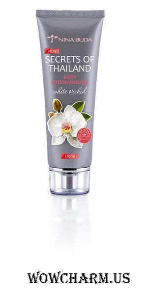 NINA BUDA / Лосьон-мусс для тела с экстрактом белой орхидеи «Body lotion-mousse with white orchid extract»