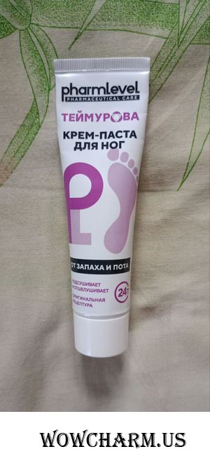 Крем-паста для ног от запаха и пота pharmlevel Теймурова. Спасение для очень потливых ног