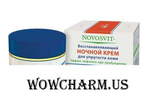 Novosvit / Восстанавливающий ночной крем для упругости кожи