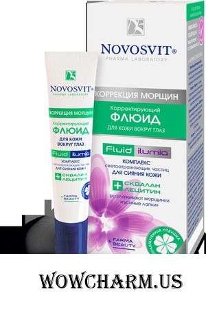 Novosvit / Корректирующий флюид для кожи вокруг глаз