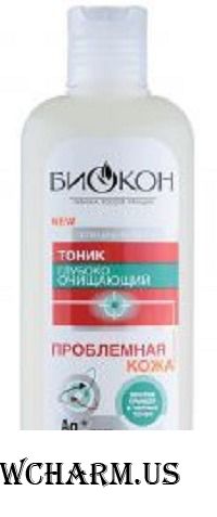 "Биокон" / Тоник глубоко очищающий против прыщей и черных точек "Проблемная кожа"