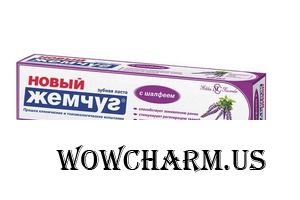 "Невская косметика" / Зубная паста с шалфеем «Новый Жемчуг»