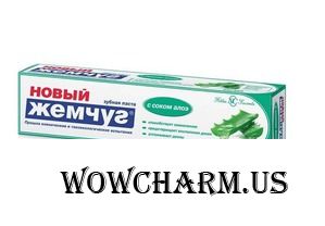 "Невская косметика" / Зубная паста с соком алоэ «Новый Жемчуг»