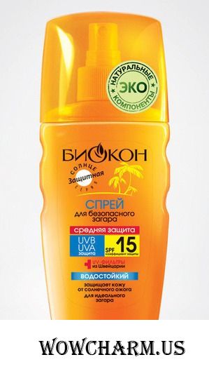"Биокон" / Спрей для безопасного загара SPF-15