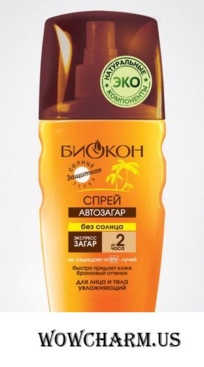 "Биокон" / Спрей-автозагар Cпрей-автозагар для лица и тела увлажняющий