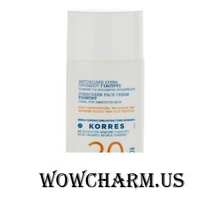 Korres / Sun Care: Солнцезащитный крем легкой текстуры для лица с йогуртом spf30, 40 мл