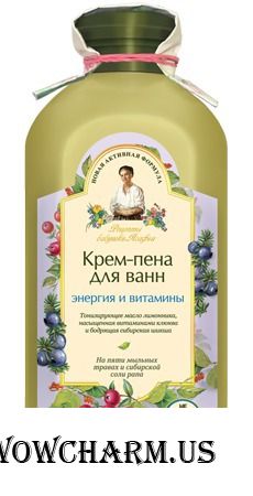 "Рецепты бабушки Агафьи" / Крем-пена для ванн энергия и витамины.