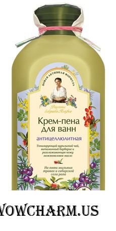 "Рецепты бабушки Агафьи" / Крем-пена для ванн антицеллюлитная.