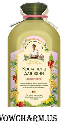 "Рецепты бабушки Агафьи" / Крем-пена для ванн антистресс.