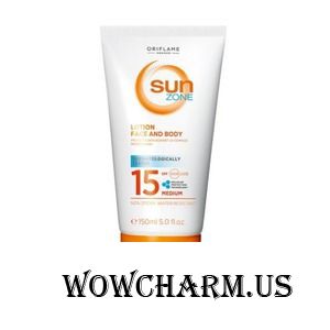 Oriflame / Солнцезащитный лосьон Lotion Face and Body SPF 15 Medium