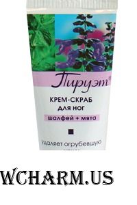 "Рассвет" / Крем-скраб для ног Пируэт