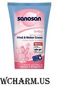 Sanosan / Детский крем baby wind and wetter creme
