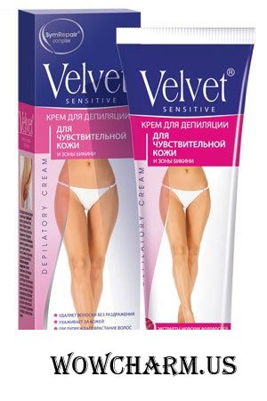 Velvet / Крем для депиляции для чувствительной кожи и зоны бикини на основе комплекса SymRepair