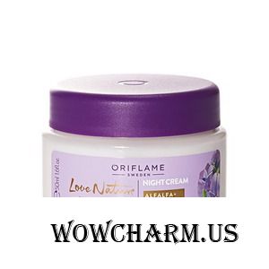 Oriflame / Крем для лица Ночной антивозрастной крем с коэнзимом Q10 «Люцерна»