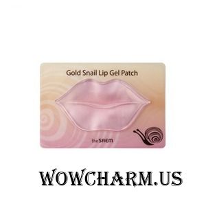 The Saem / Маска для губ Gold Snail Lip Gel Patch