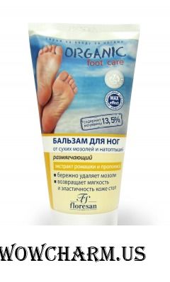 Floresan / Бальзам для ног от сухих мозолей и натоптышей размягчающий