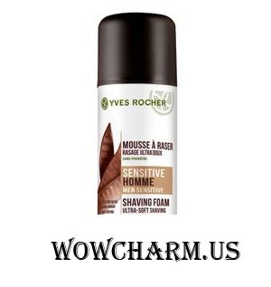Yves Rocher / Пена для бритья Mousse a raser Sensitive Homme Shaving foam