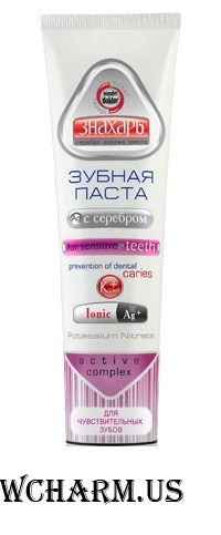 "Знахарь" / Зубная паста "FOR SENSITIVE TEETH" для чувствительных зубов