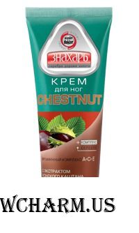 "Знахарь" / Крем для ног "CHESTNUT" с экстрактом конского каштана