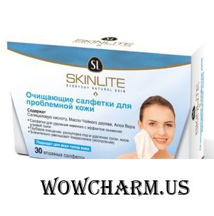 Skinlite / Очищающие салфетки для проблемной кожи