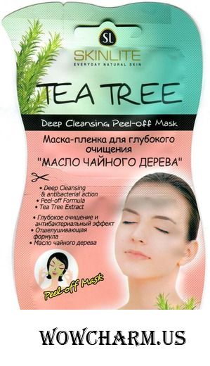 Skinlite / Маска-пленка для лица Маска-пленка для глубокого очищения масло чайного дерева