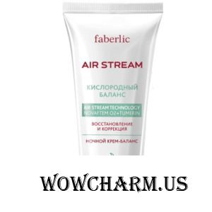 Faberlic / Крем для лица Ночной крем-баланс серии Air Stream линии Кислородный баланс