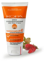 Солнцезащитный крем Кора