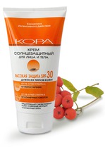 Солнцезащитный крем Кора