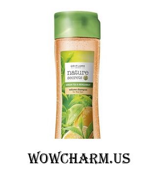 Oriflame / Шампунь-объем для тонких волос «Зеленый чай и бергамот»