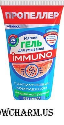 "Пропеллер" / Мягкий гель для умывания с антиугревым комплексом