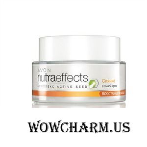 Avon / Nutra Effect комплекс active seed Восстанавливающий ночной крем "Сияние"