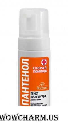 Floresan / Пенка после загара для всей семьи «Пантенол скорая помощь»