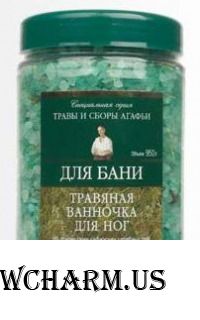 "Рецепты бабушки Агафьи" / соль для бани травяная ванночка для ног Травы и Сборы Агафьи
