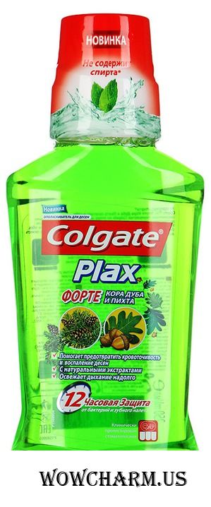 Colgate / Ополаскиватель для десен Plax Форте "Кора дуба и Пихта"