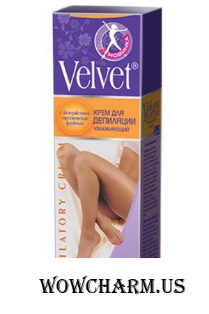 Velvet / Депилятор 2 в 1 увлажняющий с экстрактами тропических фруктов
