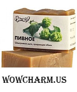 "Ми&Ко" / Твердый пивной шампунь для объема